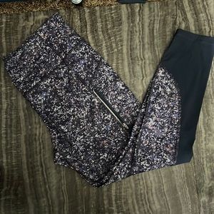 NWOT Athleta Rainer Printed Mesh Tight 2x